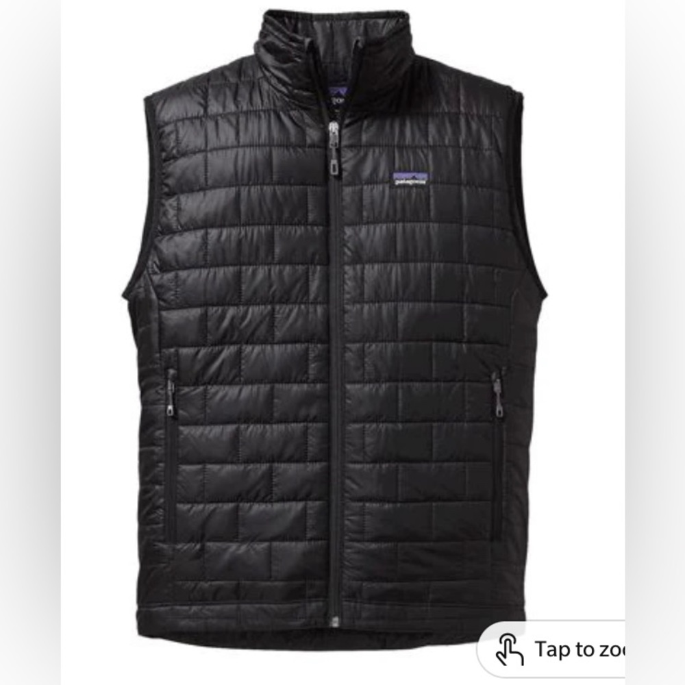 Patagonia Men’s Nano Puff Vest black NWT reg small perfect brand new condition